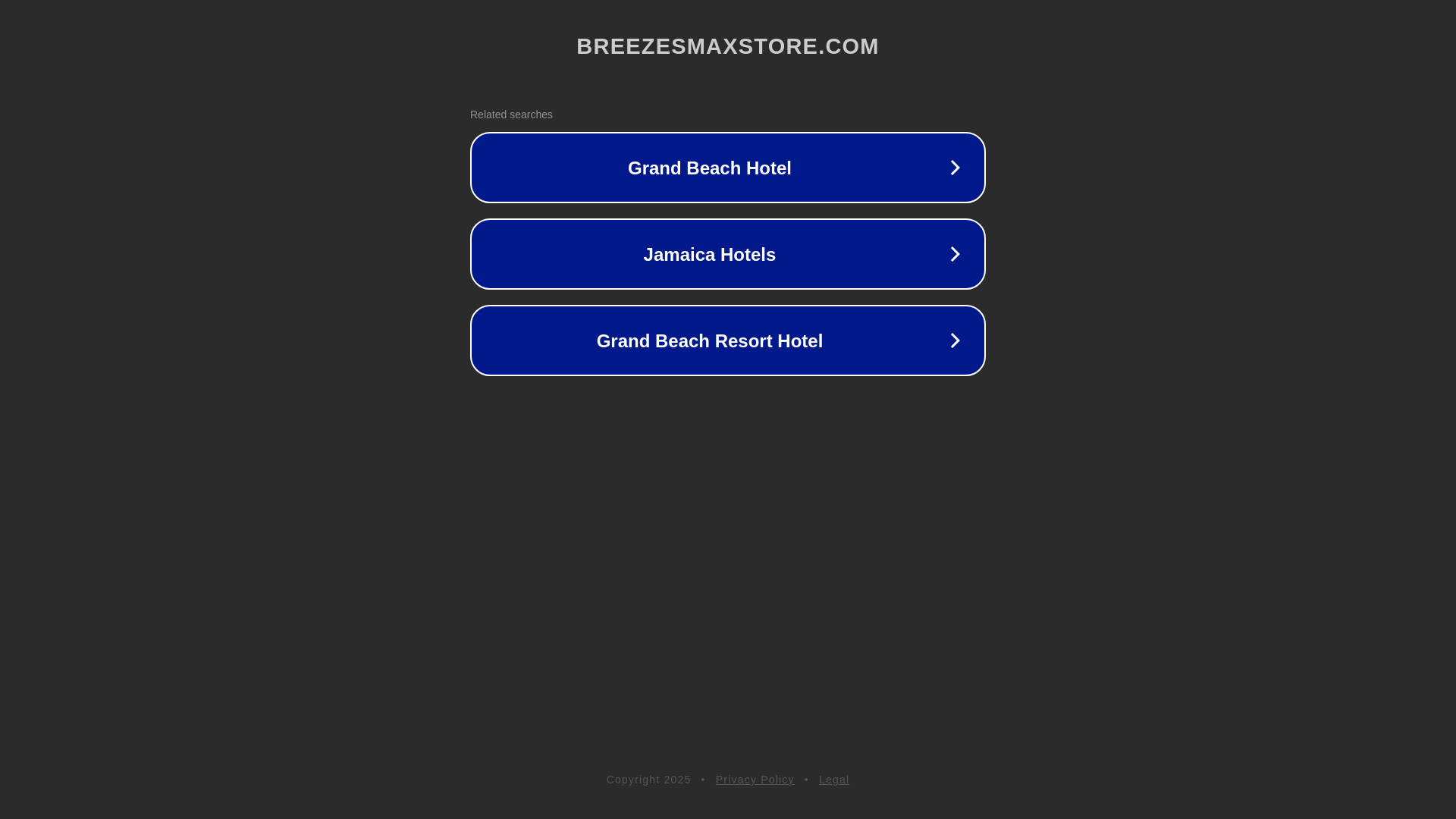 website screenshot of https://breezesmaxstore.com/