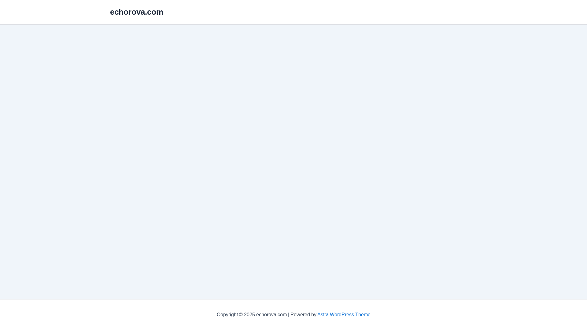 website screenshot of https://echorova.com/