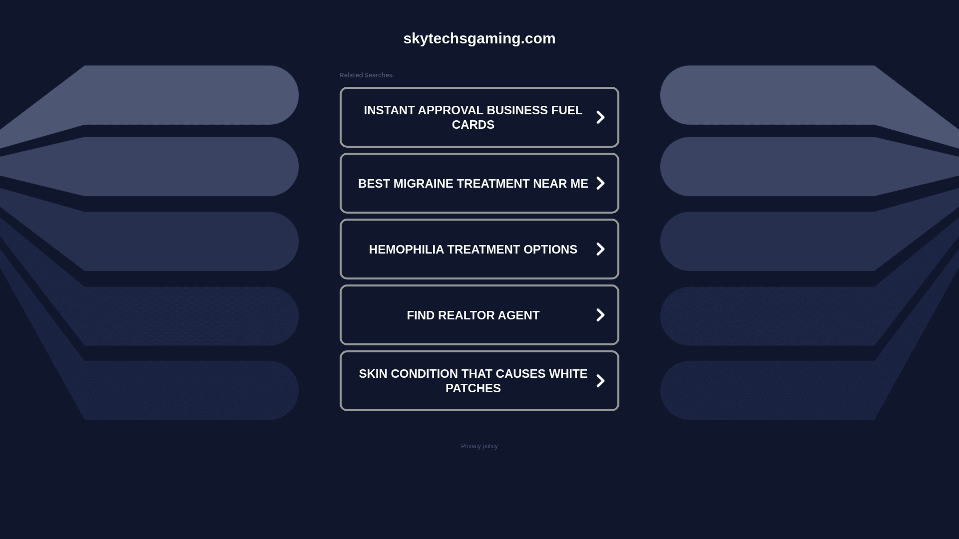 website screenshot of https://skytechsgaming.com/