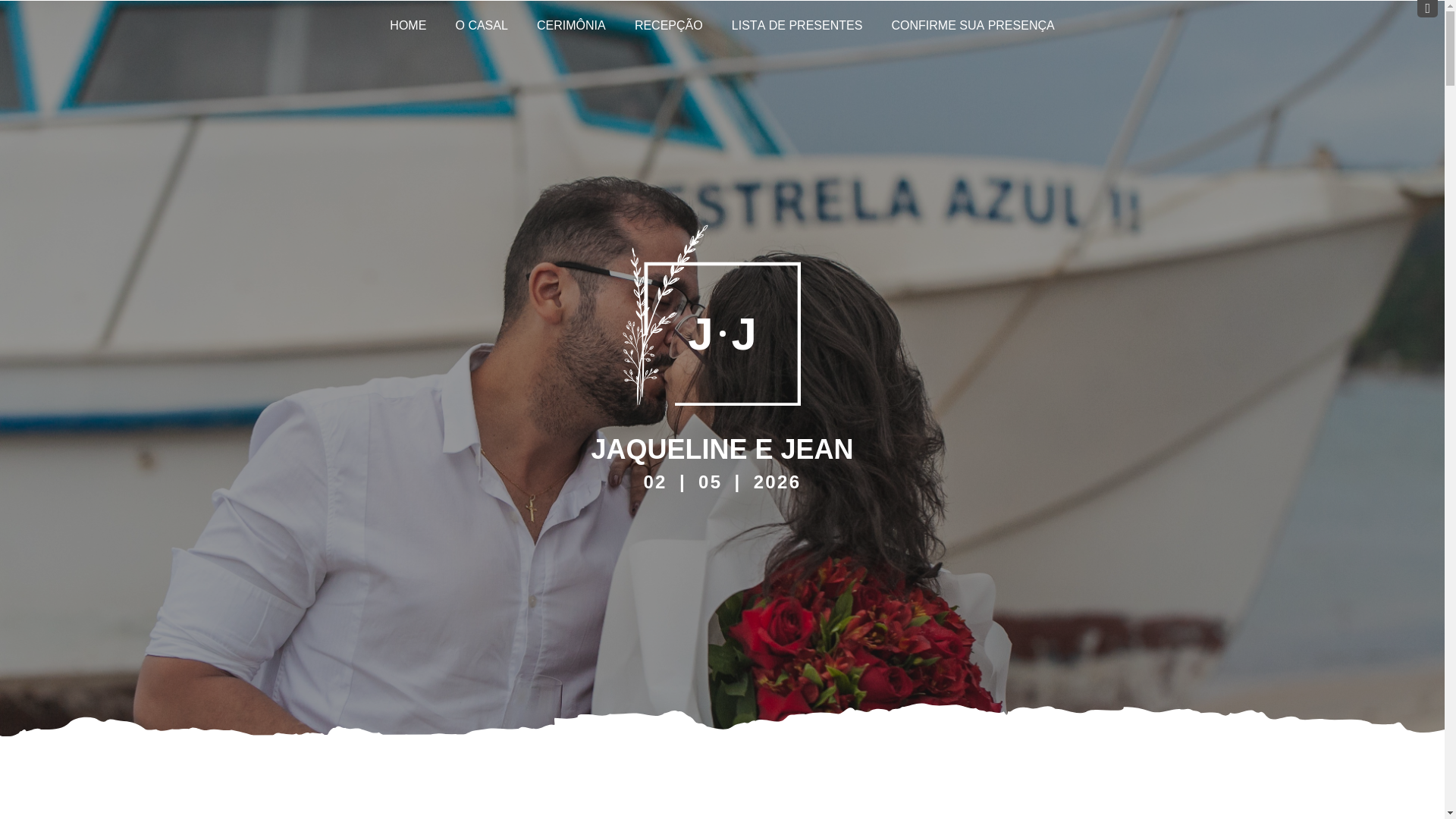 website screenshot of https://jaquelineejean.com.br/