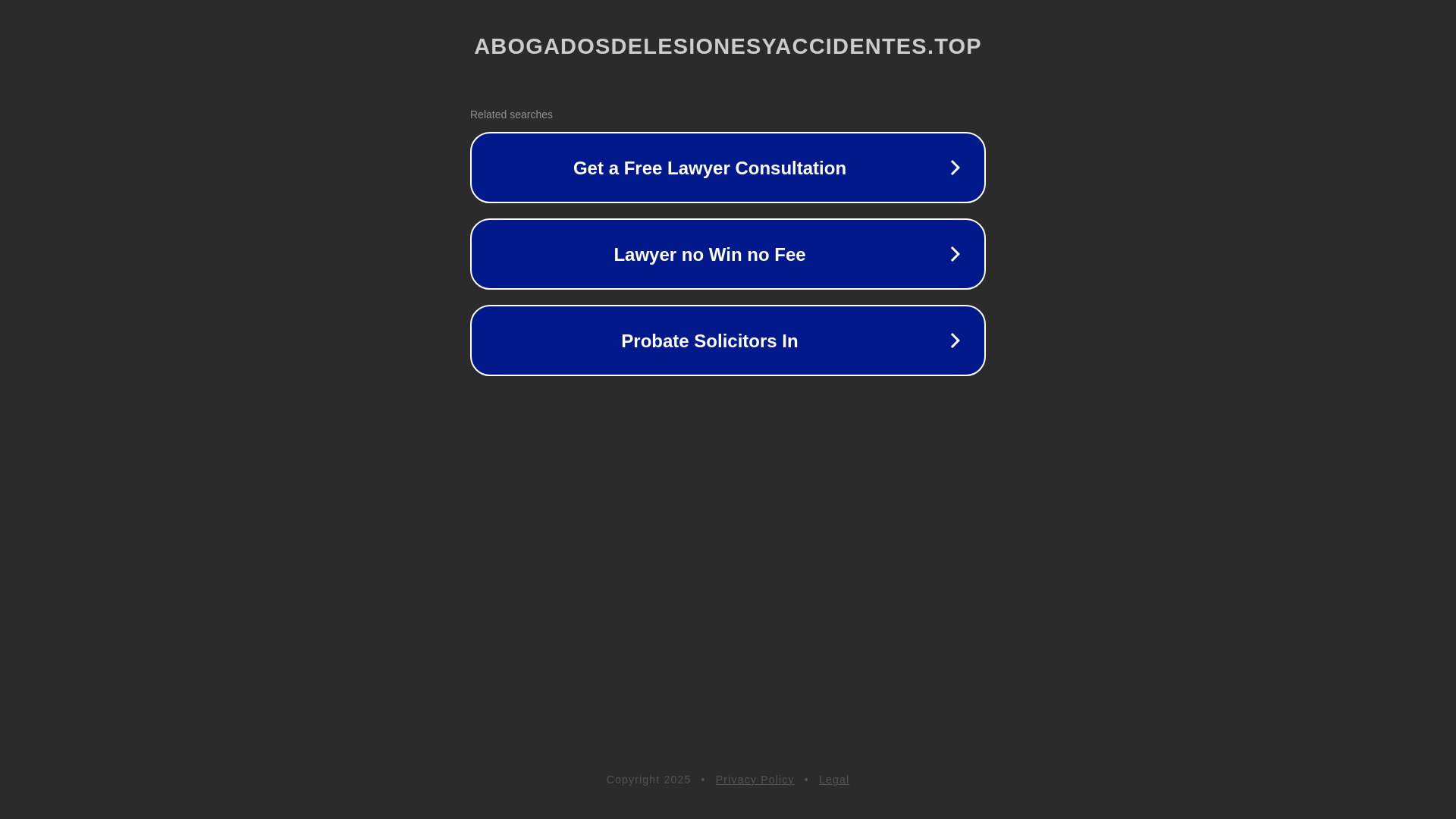 website screenshot of https://abogadosdelesionesyaccidentes.top/
