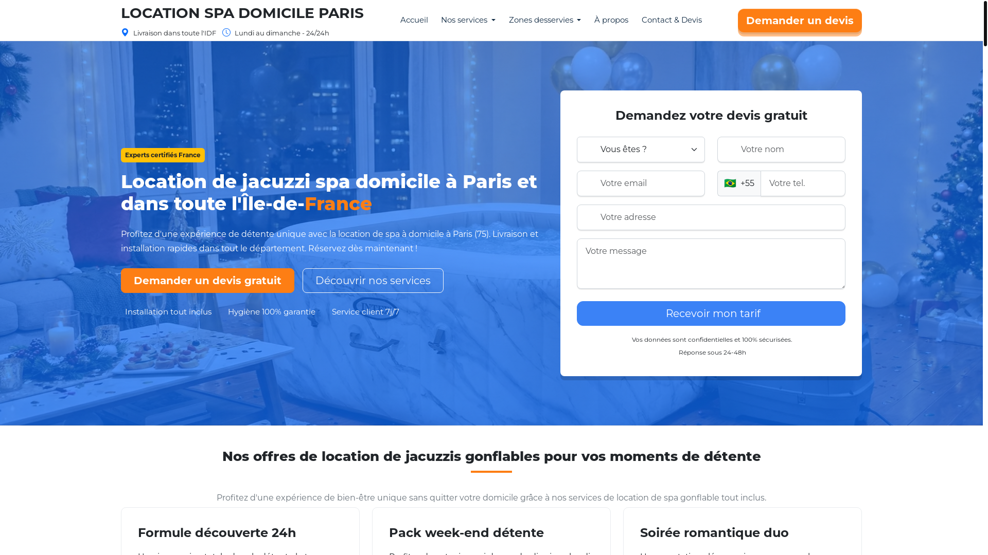 website screenshot of https://location-spa-domicile-paris-fr.pages.dev/