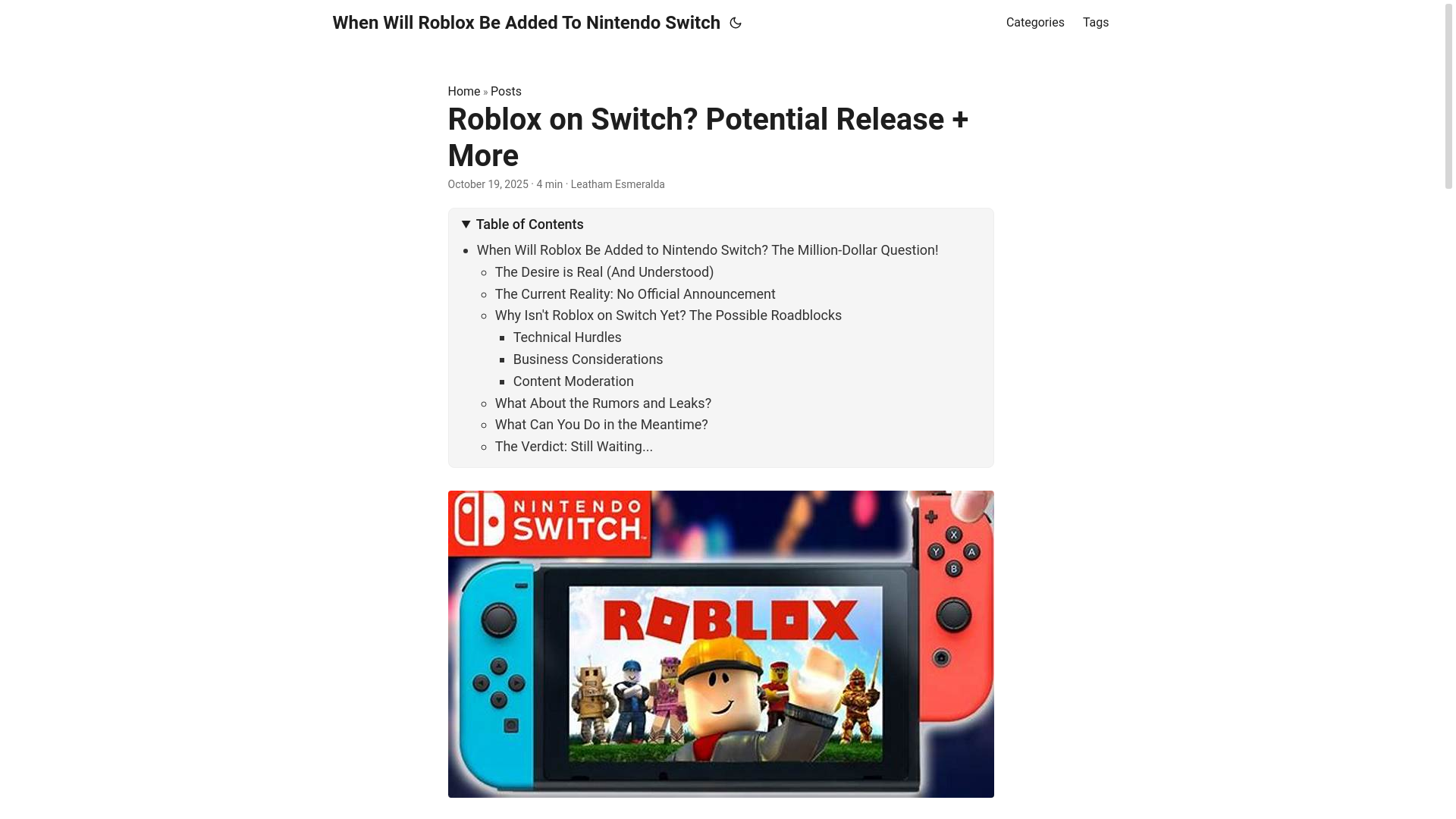website screenshot of https://when-will-roblox-be-added-to-nintendo-switch.pages.dev/
