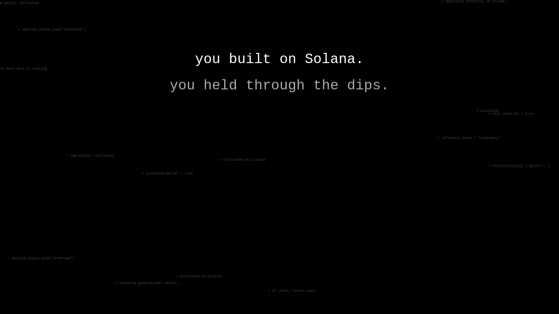 website screenshot of https://potentialonsolana.com/