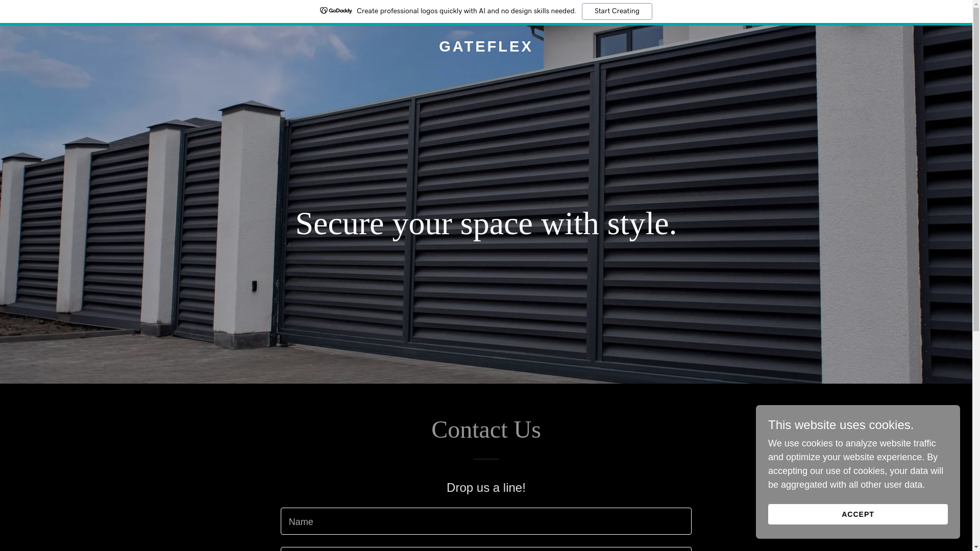 website screenshot of https://gateflex.com.au/