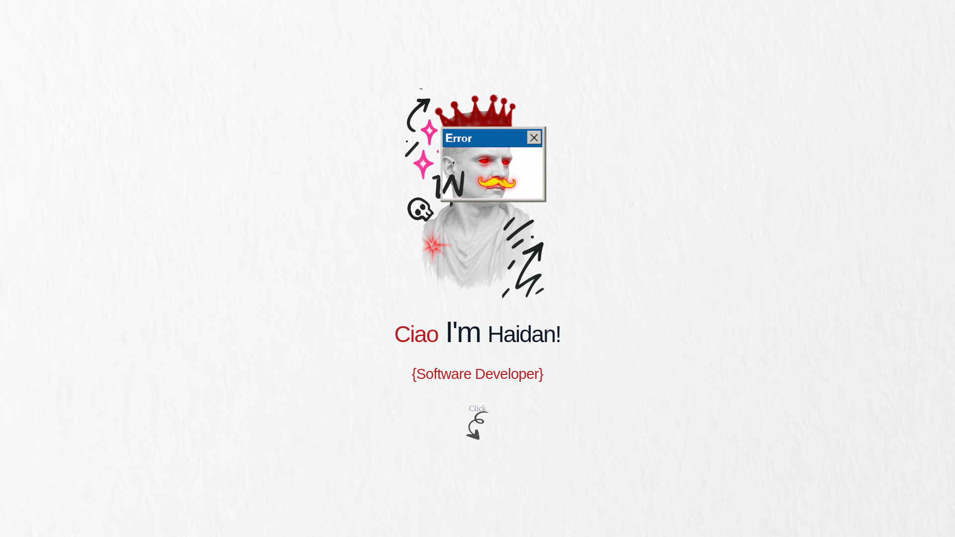 website screenshot of https://haidanp.com/