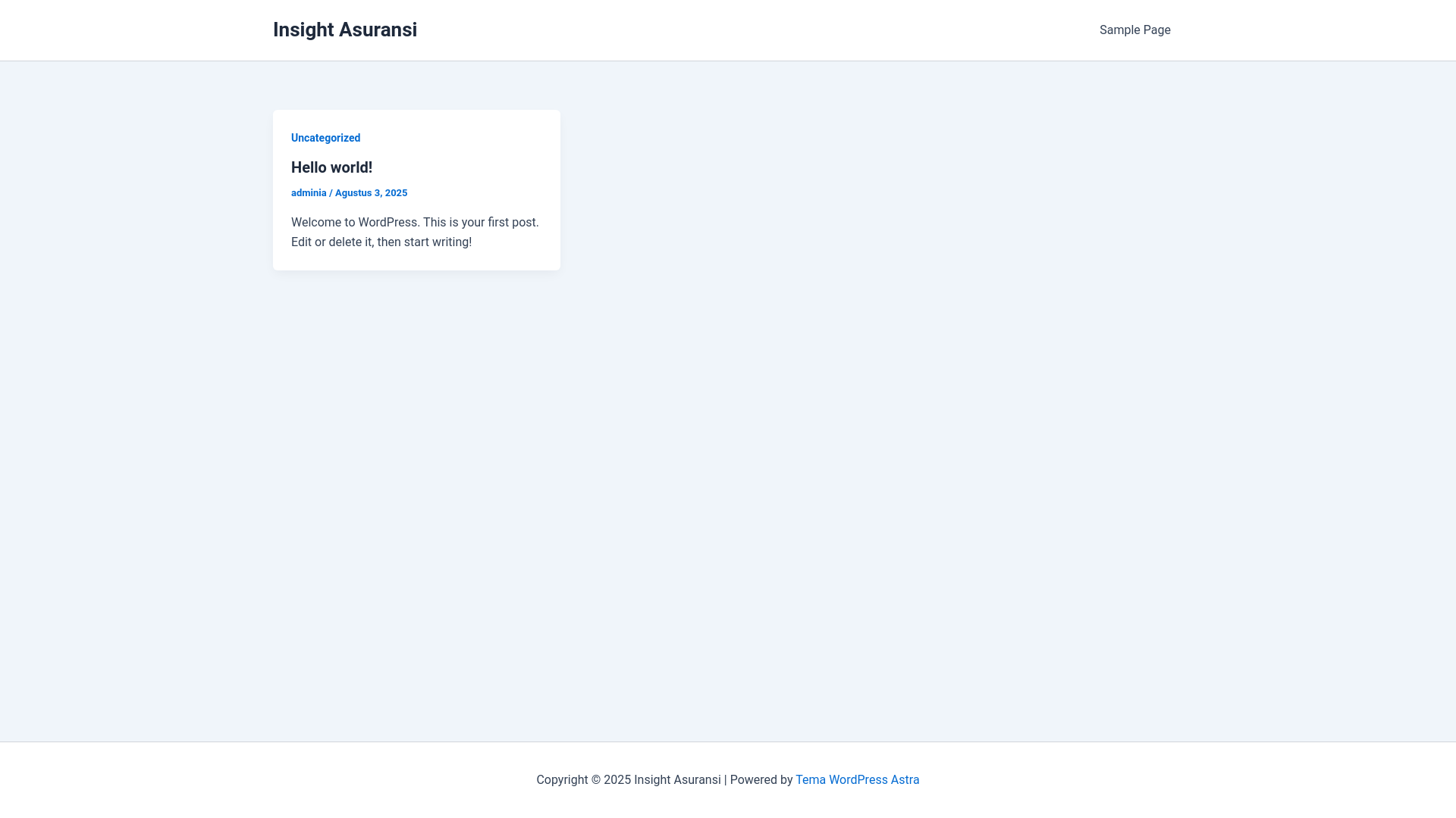website screenshot of https://insightasuransi.com/