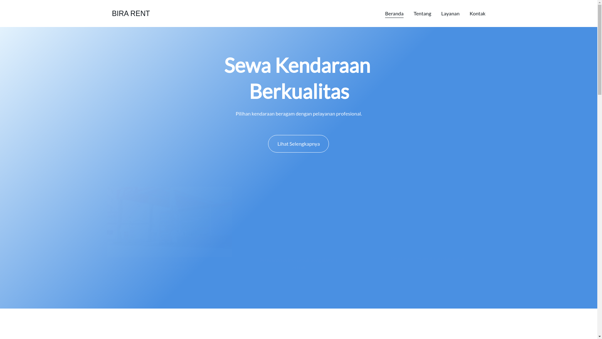 website screenshot of https://birarentcar.online/