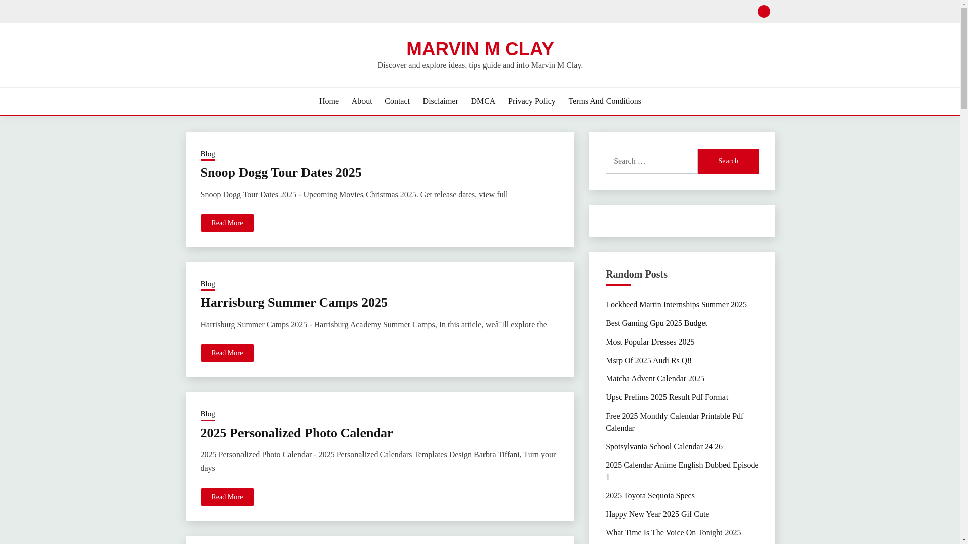 website screenshot of https://marvinmclayj.pages.dev/