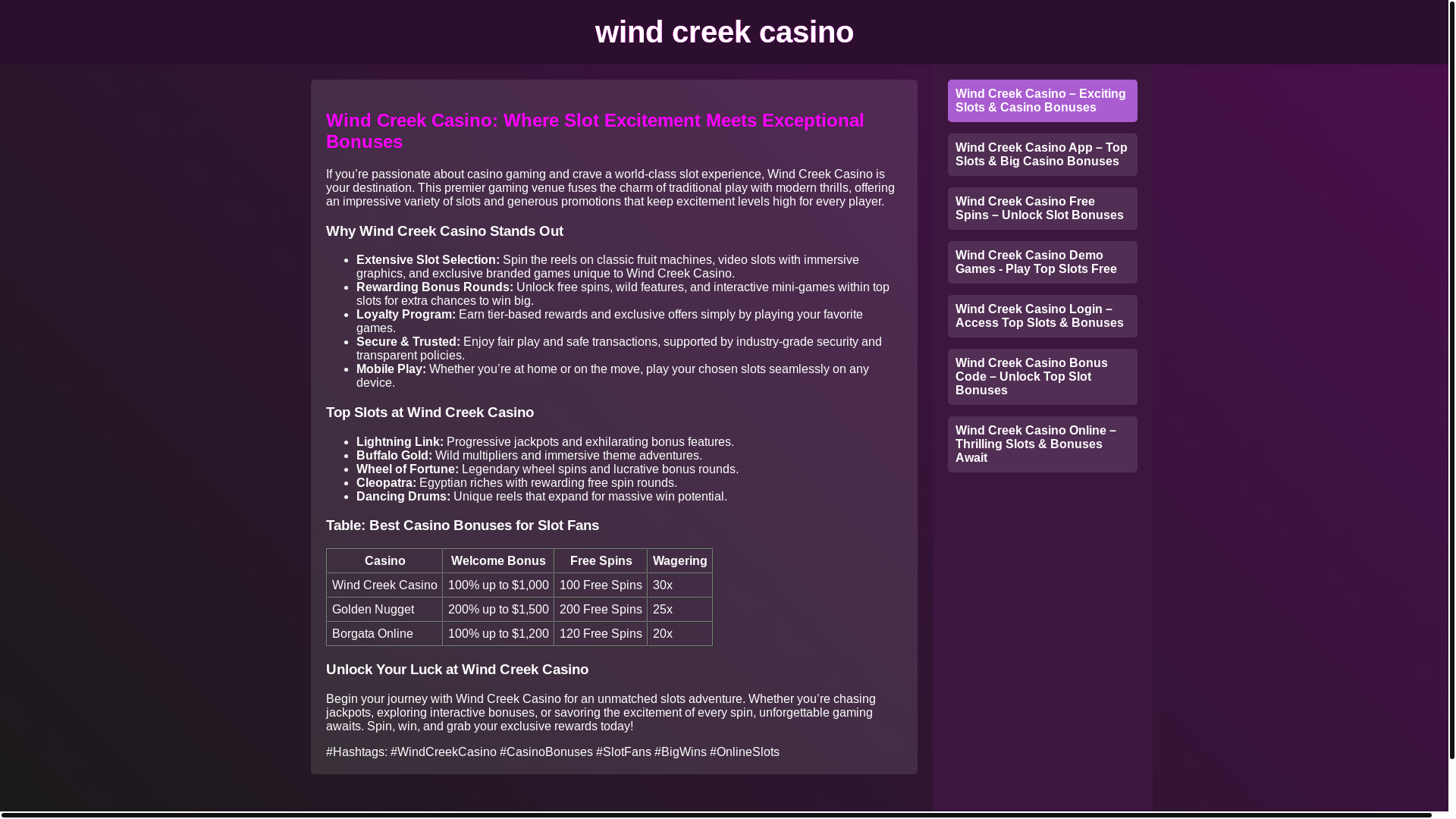 website screenshot of https://wind-creek-casinoyry.pages.dev/