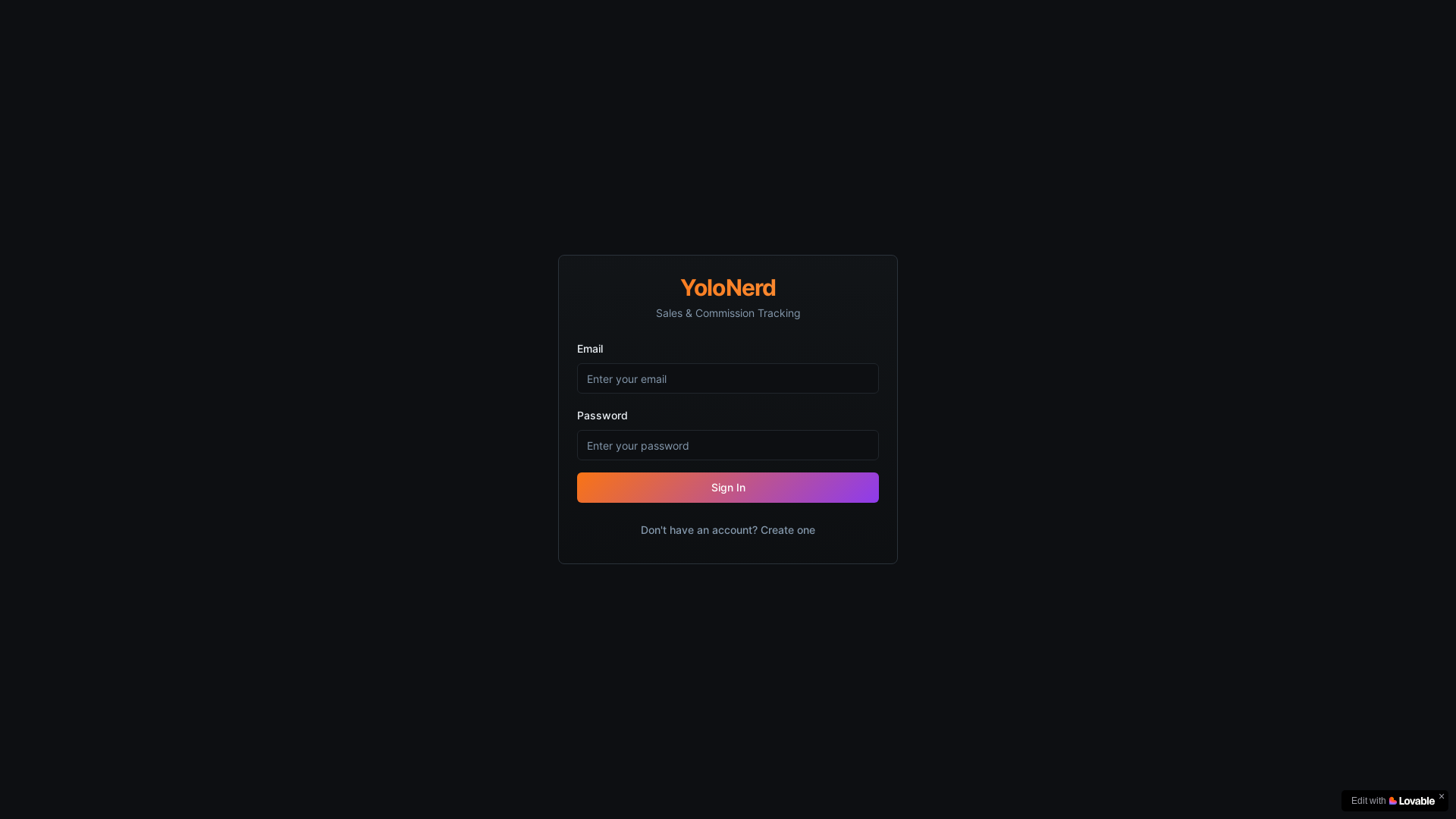 website screenshot of https://yolonerddashboard.com/