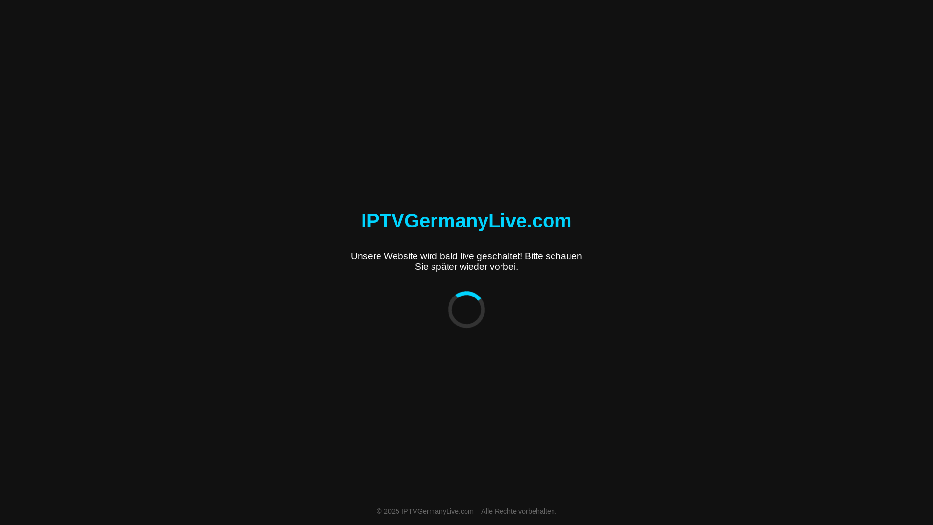 website screenshot of https://iptvgermanylive.com/