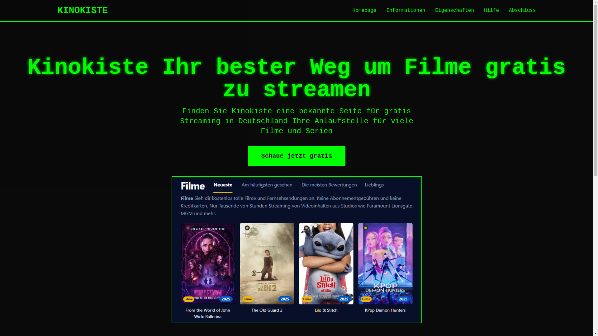 website screenshot of https://kinokiste-3xr6.pages.dev/