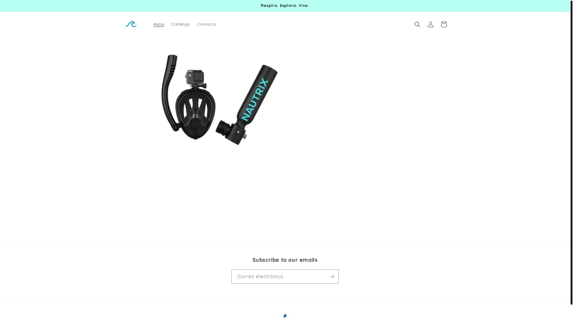 website screenshot of https://nautrix.es/