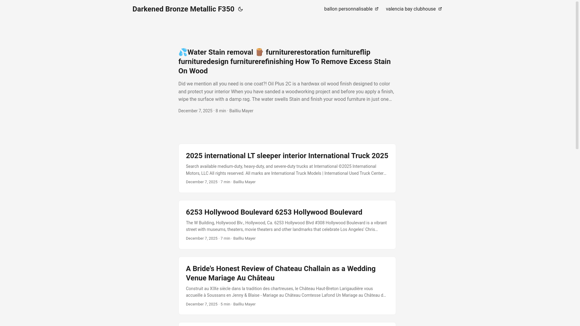 website screenshot of https://darkenedbronzemetallicf350.pages.dev/