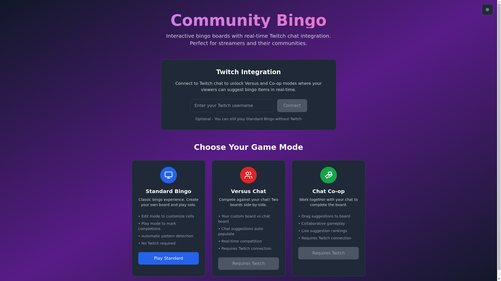 website screenshot of https://twitch-community-bingo.pages.dev/