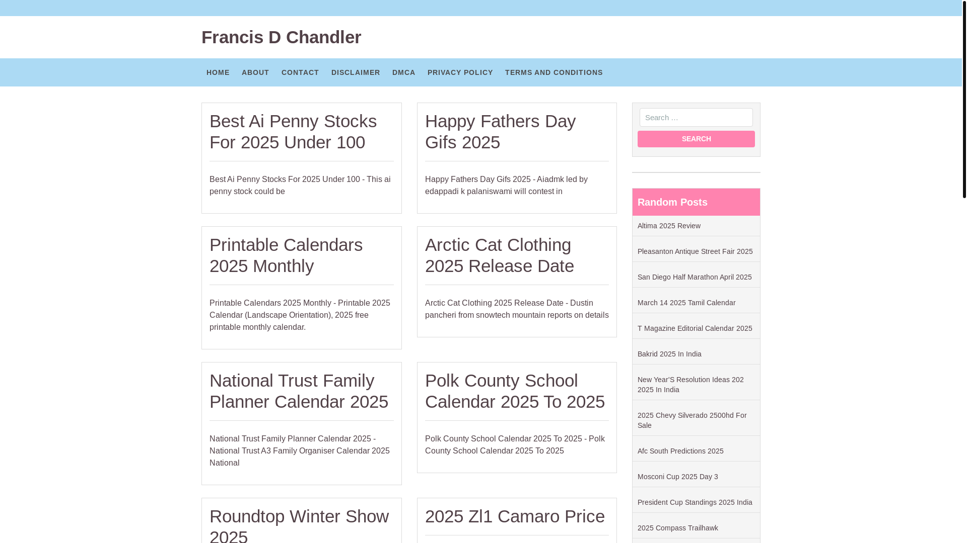 website screenshot of https://francisdchandlerd.pages.dev/