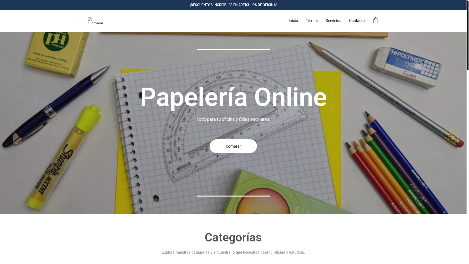 website screenshot of https://citypaper.com.mx/