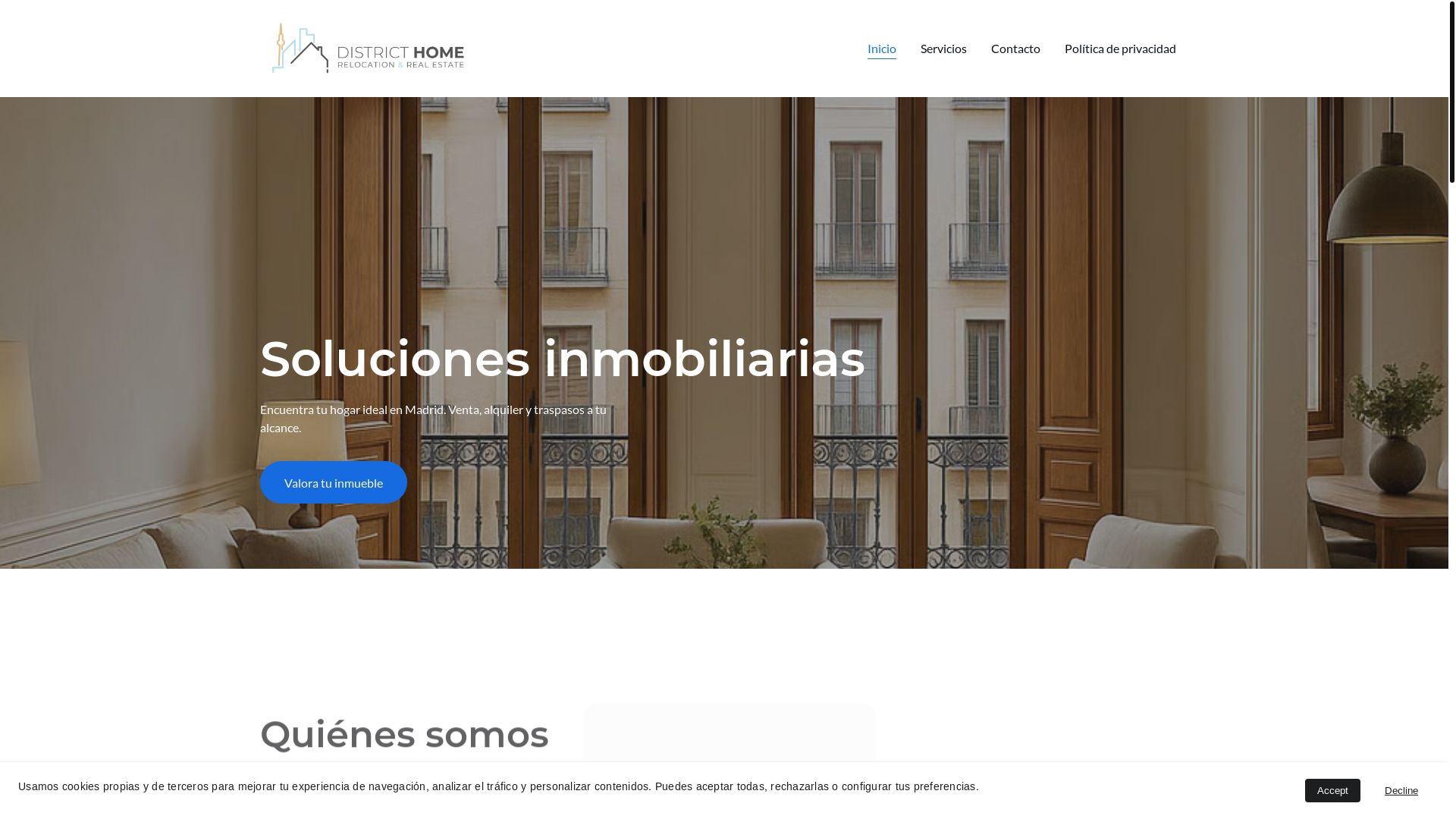 website screenshot of https://julianrealestate.es/