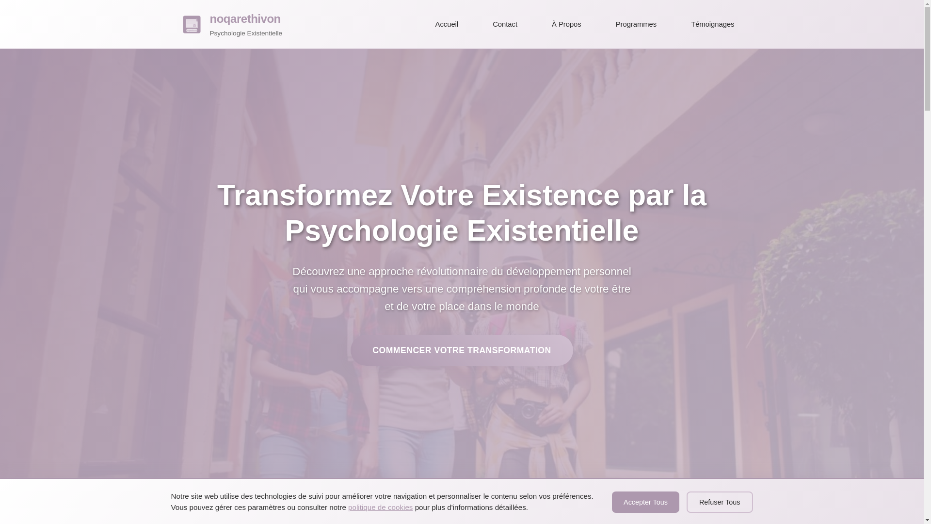 website screenshot of https://noqarethivon.sbs/