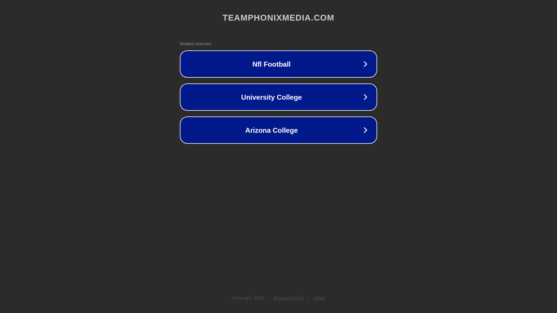 website screenshot of https://teamphonixmedia.com/