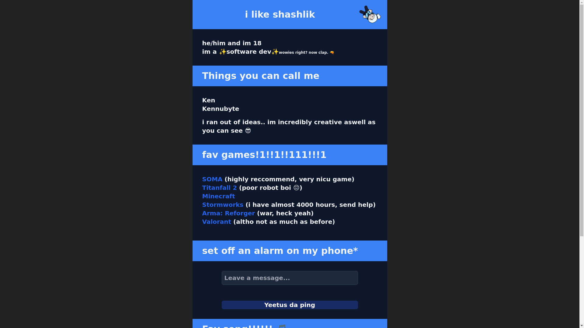website screenshot of https://kennubyte.pages.dev/