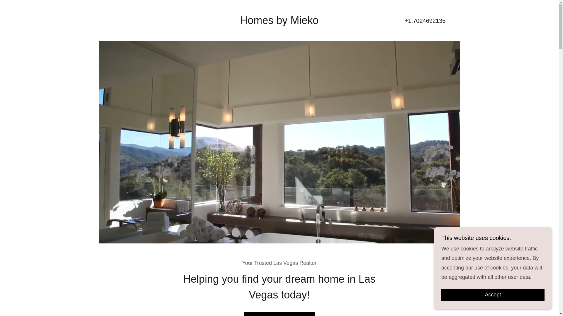 website screenshot of https://homebymieko.com/