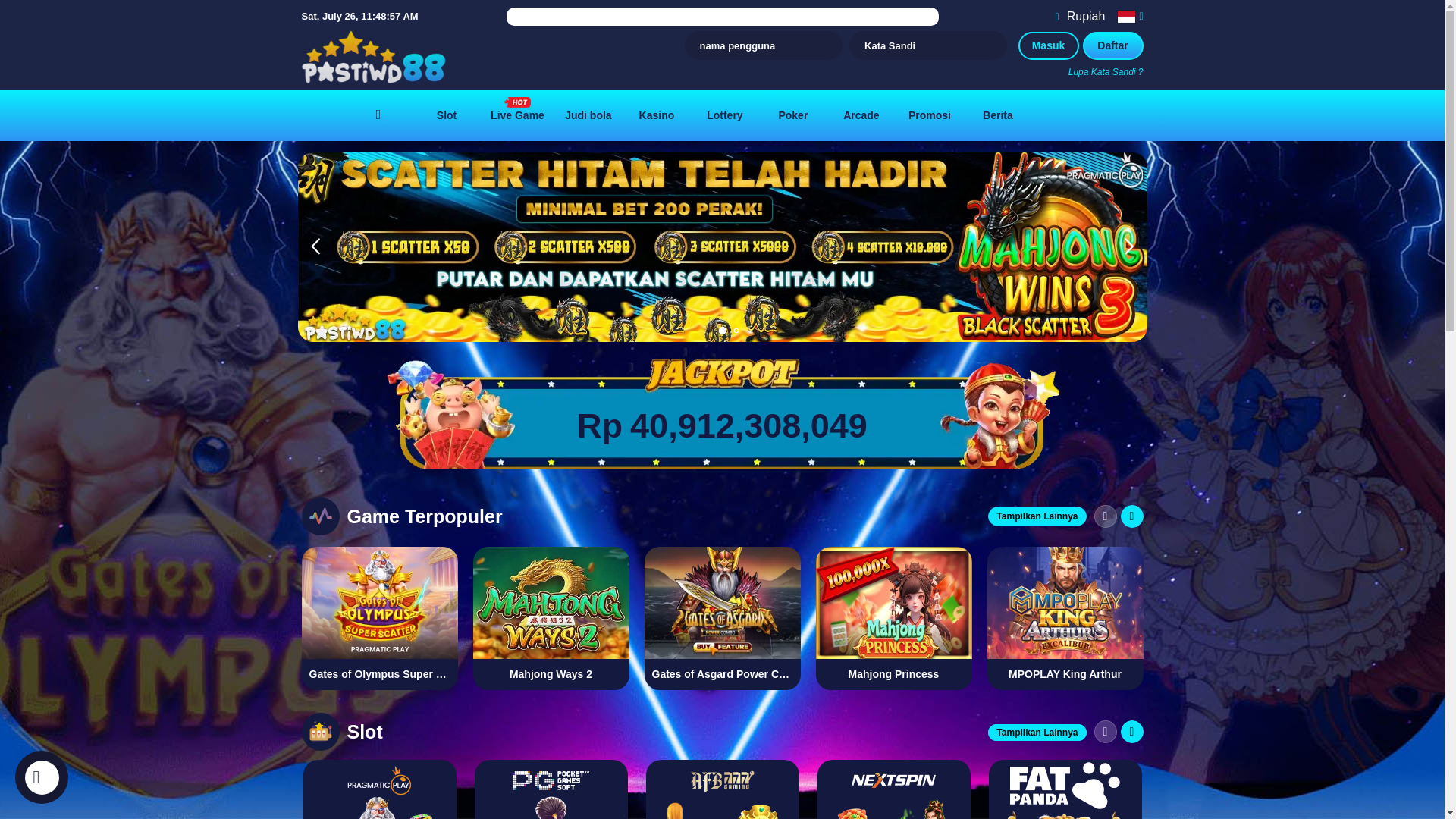 website screenshot of https://passtiwd88.com/