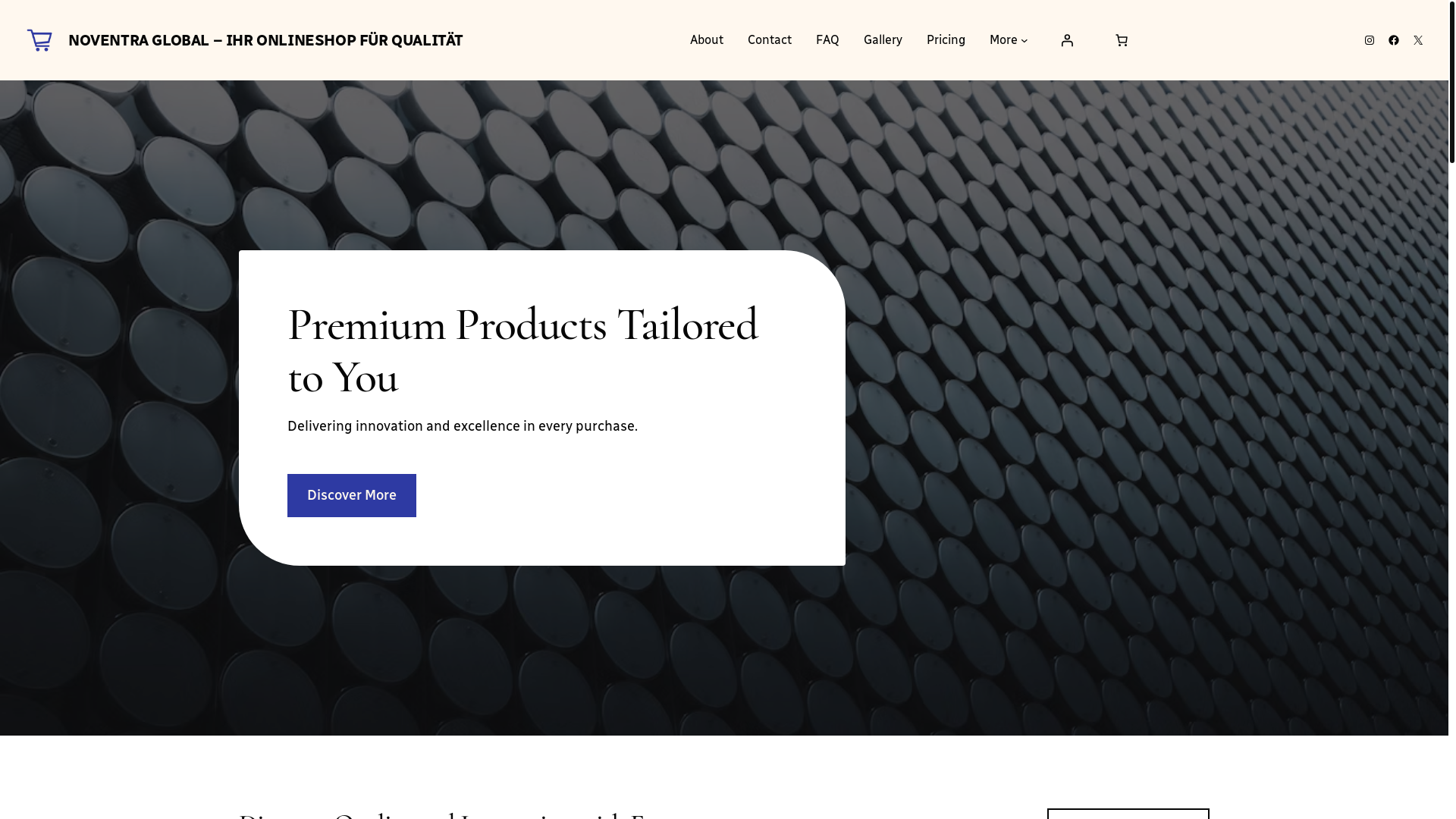 website screenshot of https://noventraglobal.de/