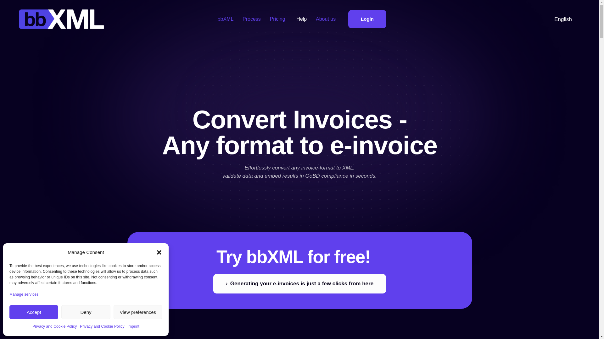 website screenshot of https://bbxml.ai/