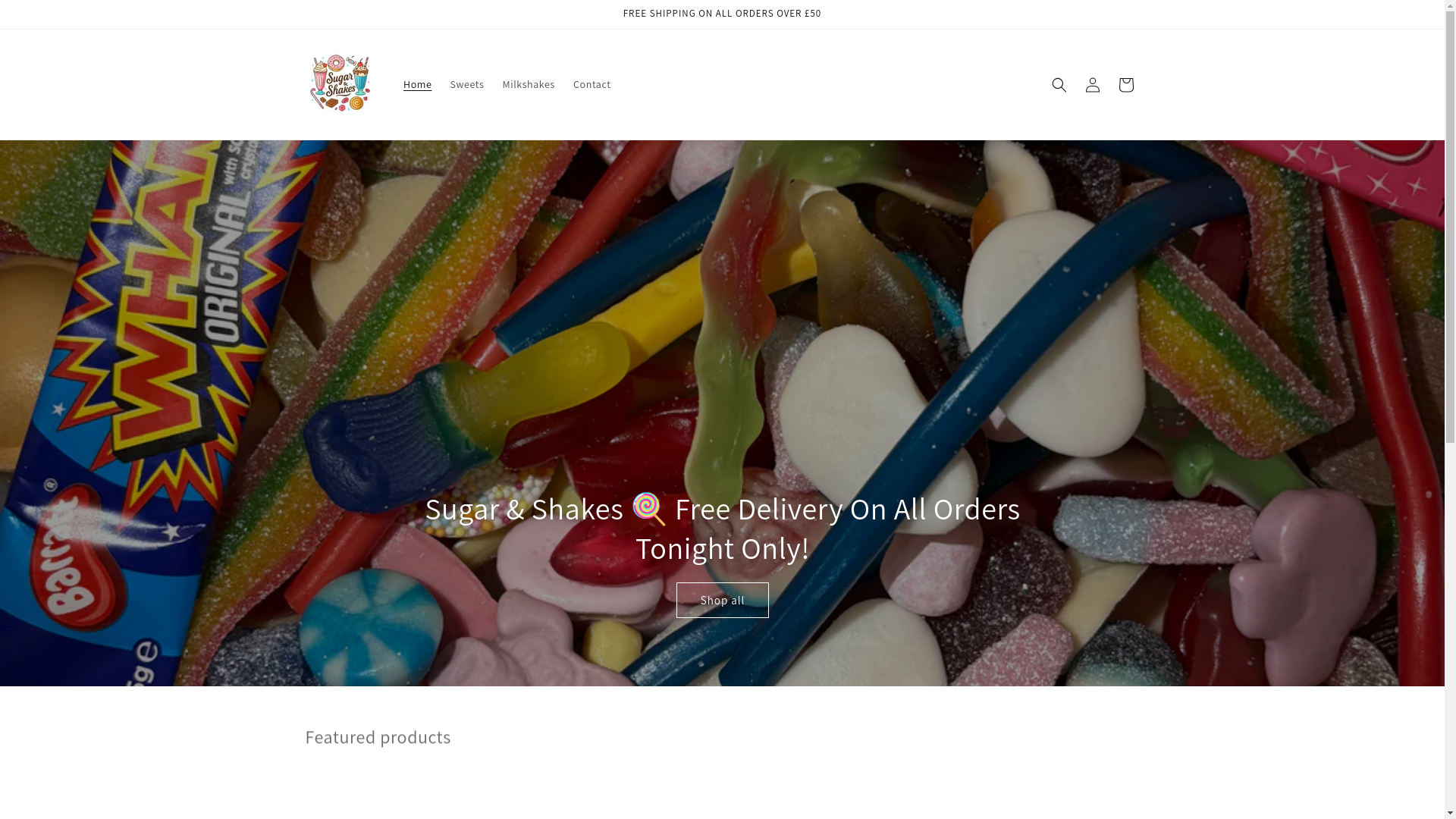 website screenshot of https://sugarnshakes.com/