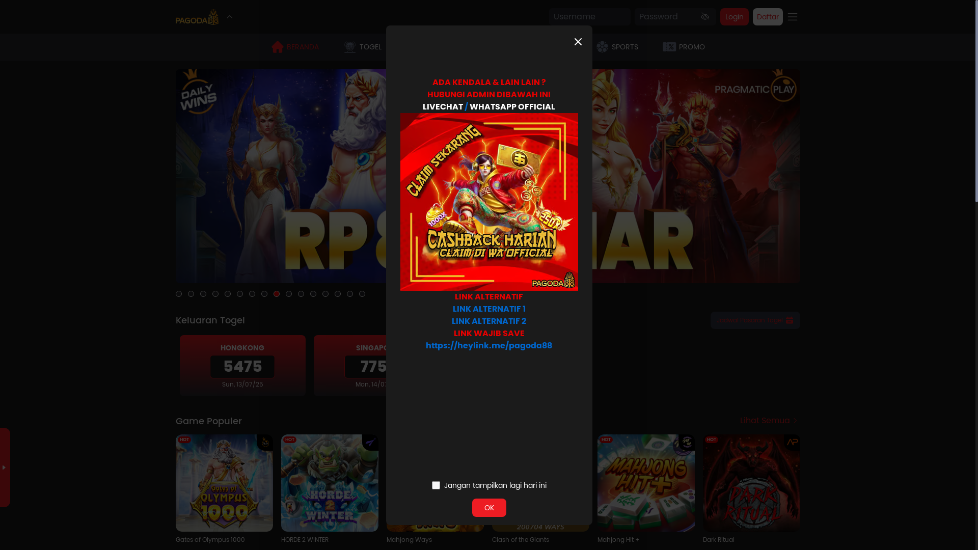 website screenshot of https://pagoda88-teal.com/