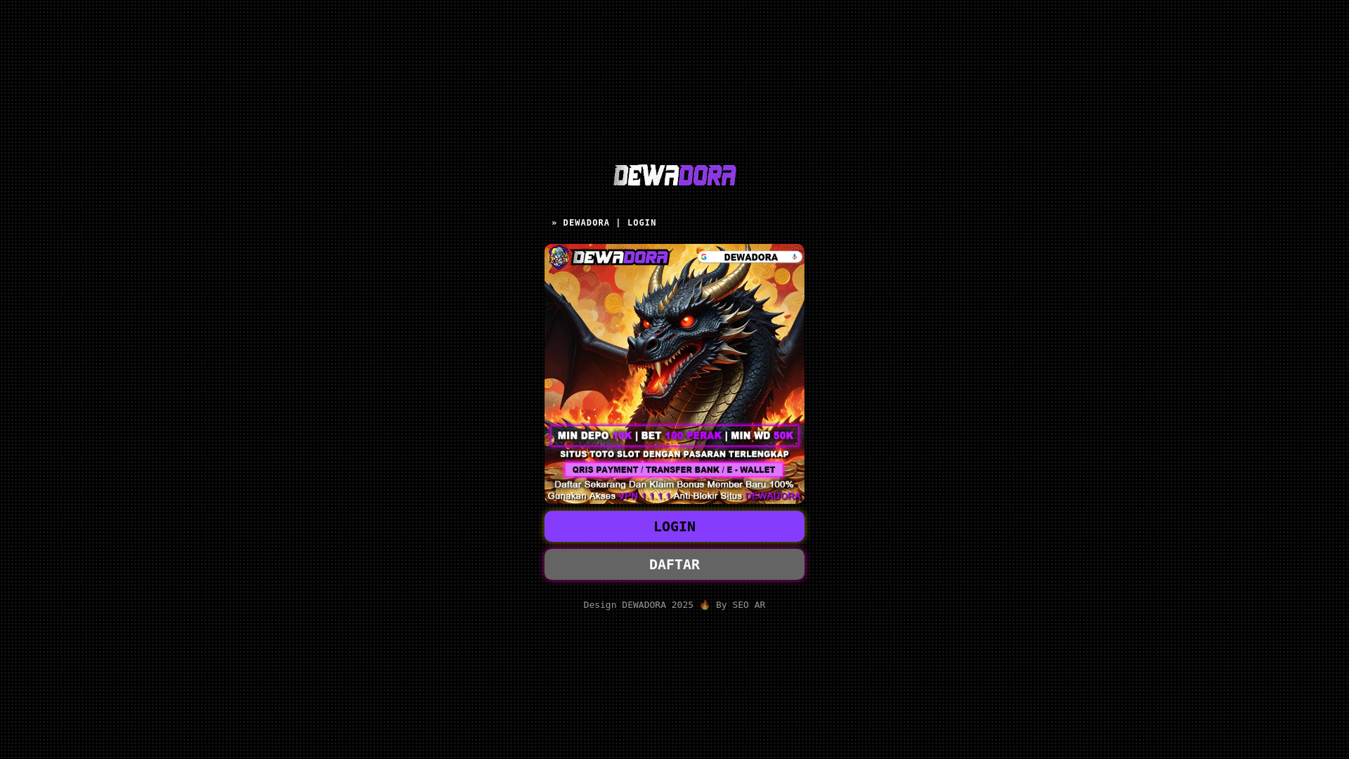 website screenshot of https://ampdewadora-ar327.pages.dev/