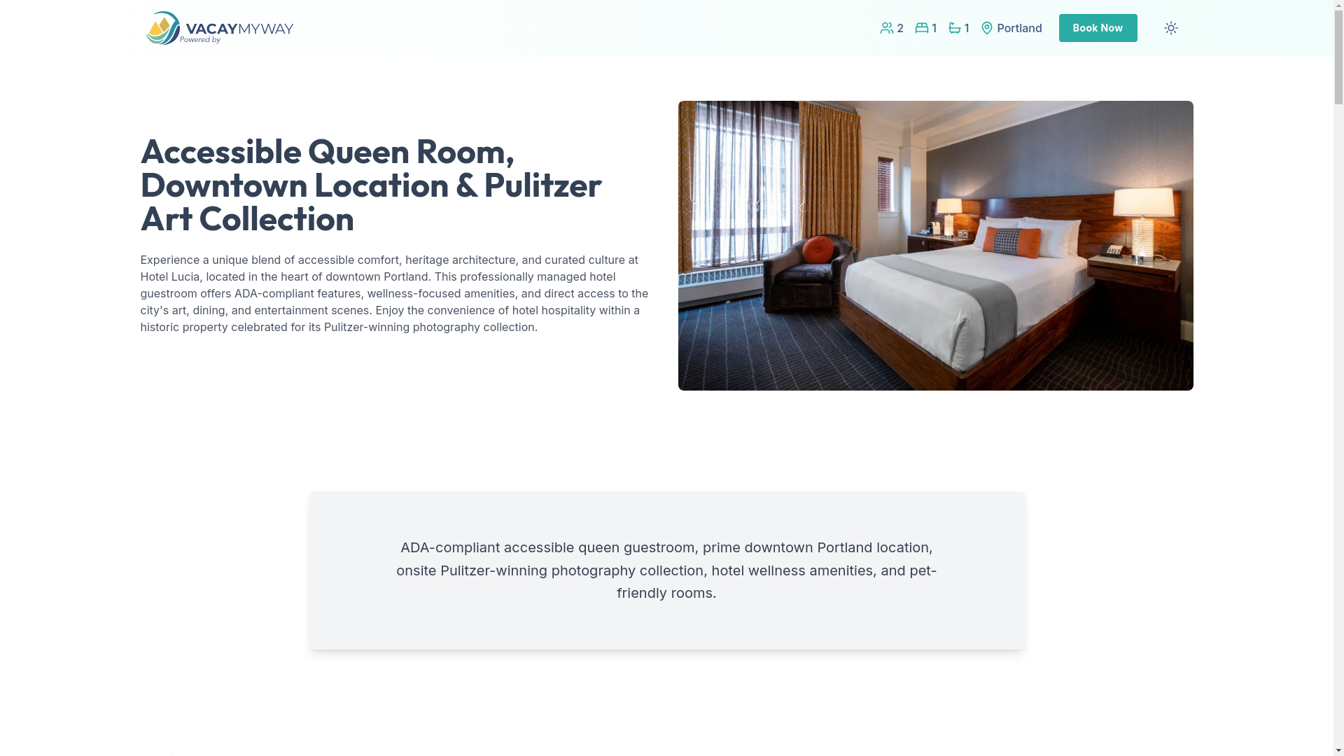 website screenshot of https://portlandlegacy.house/
