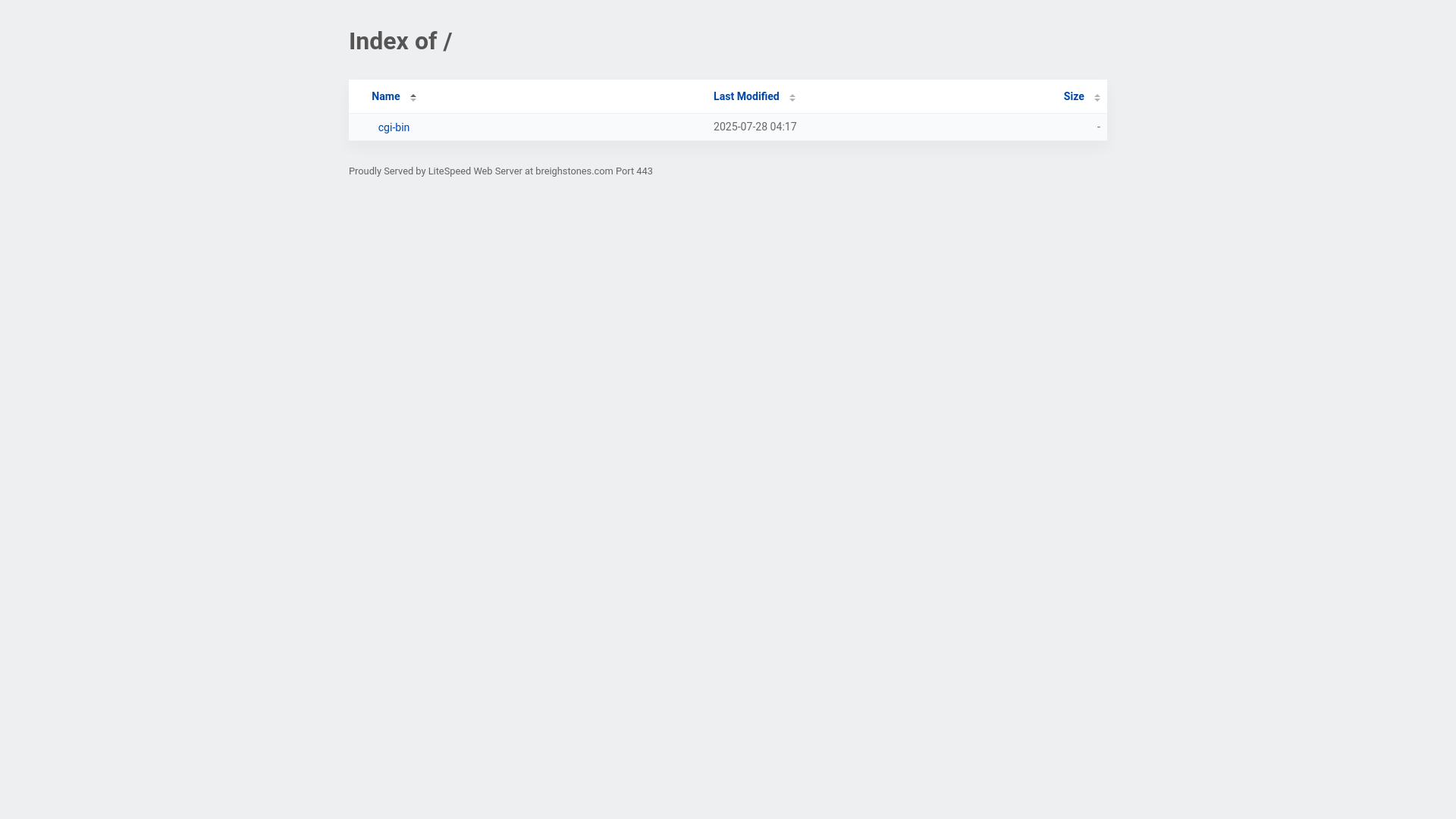 website screenshot of https://breighstones.com/