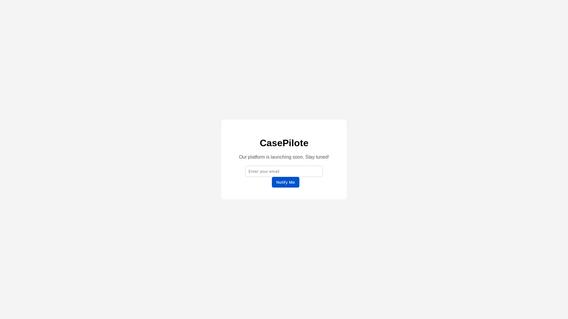 website screenshot of https://casepilote.com/