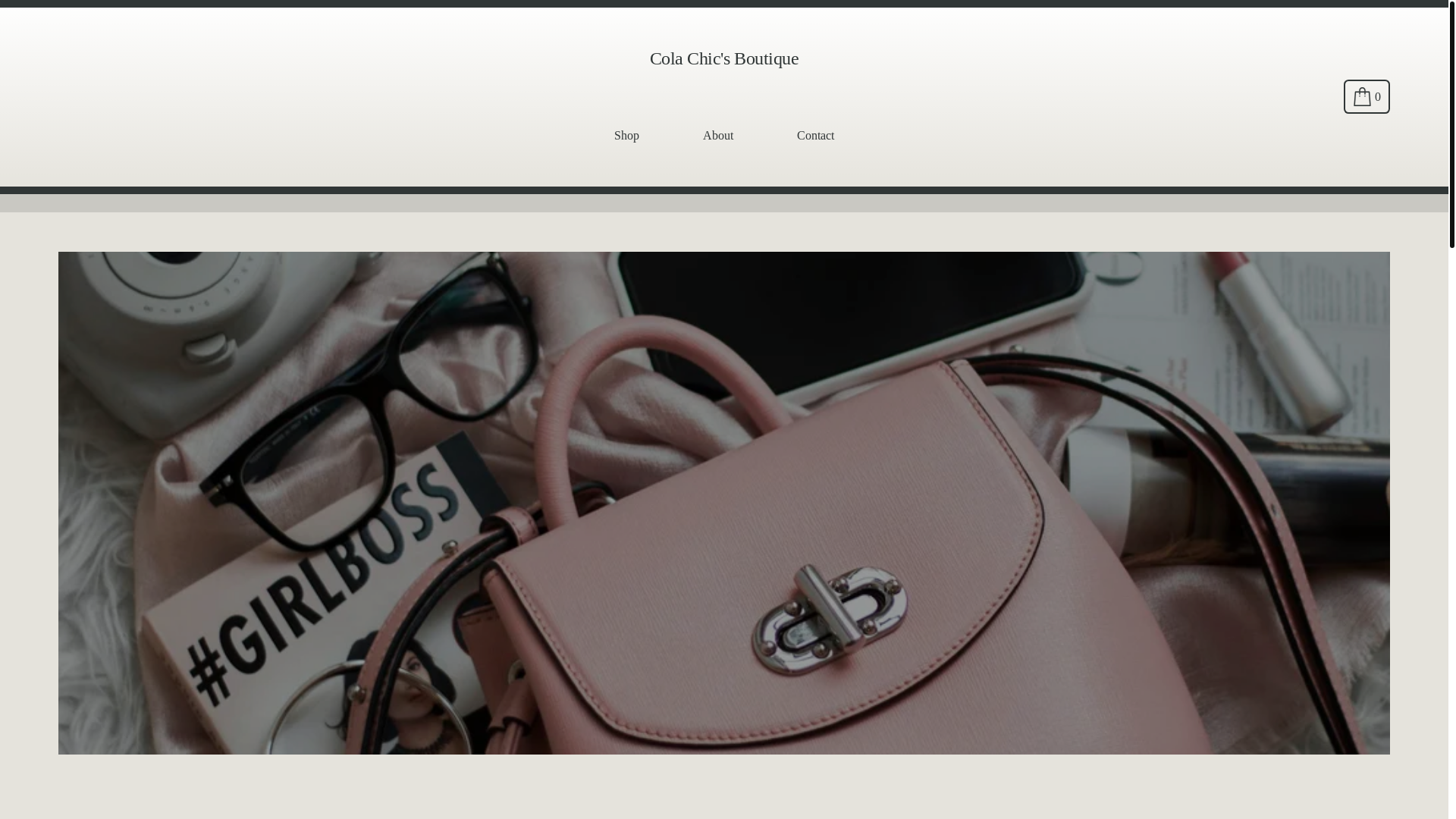 website screenshot of https://colachicsboutiqueclothing.com/