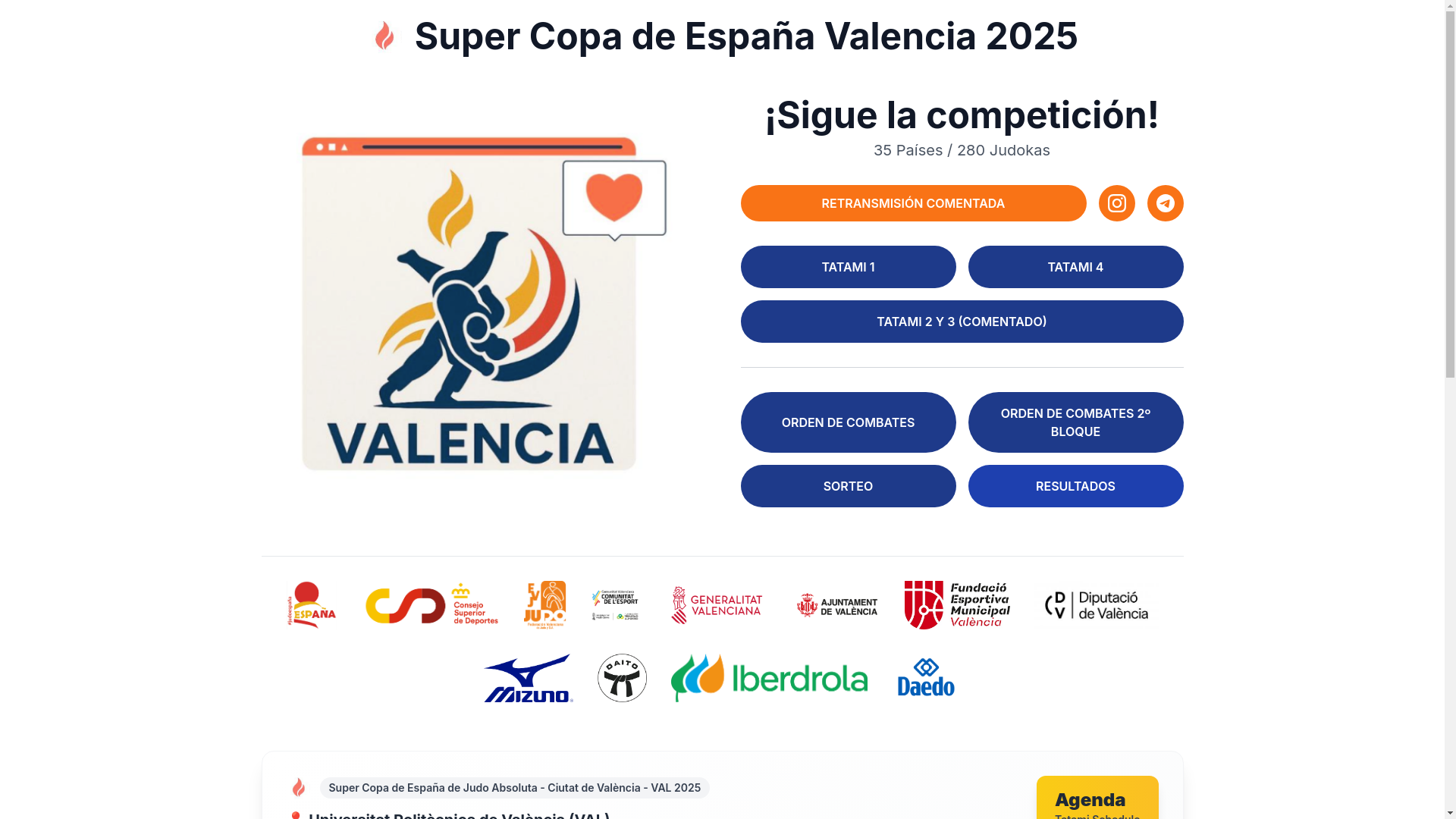 website screenshot of https://supercopavalenciajudo.es/