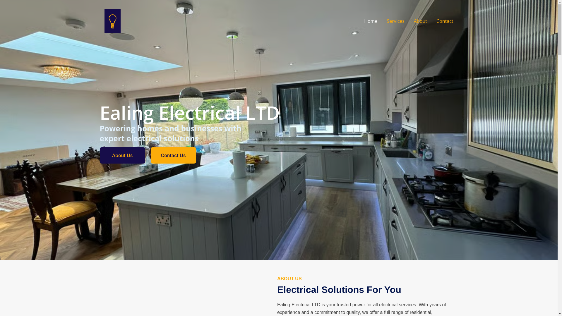 website screenshot of https://ealingelectrical-ltd.co.uk/