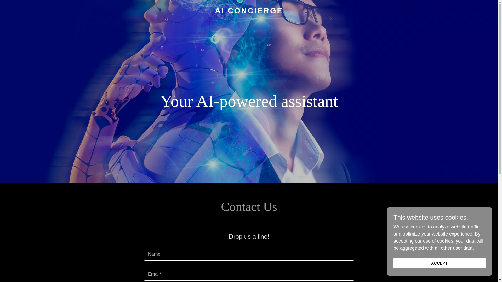 website screenshot of https://aiconciege.com/