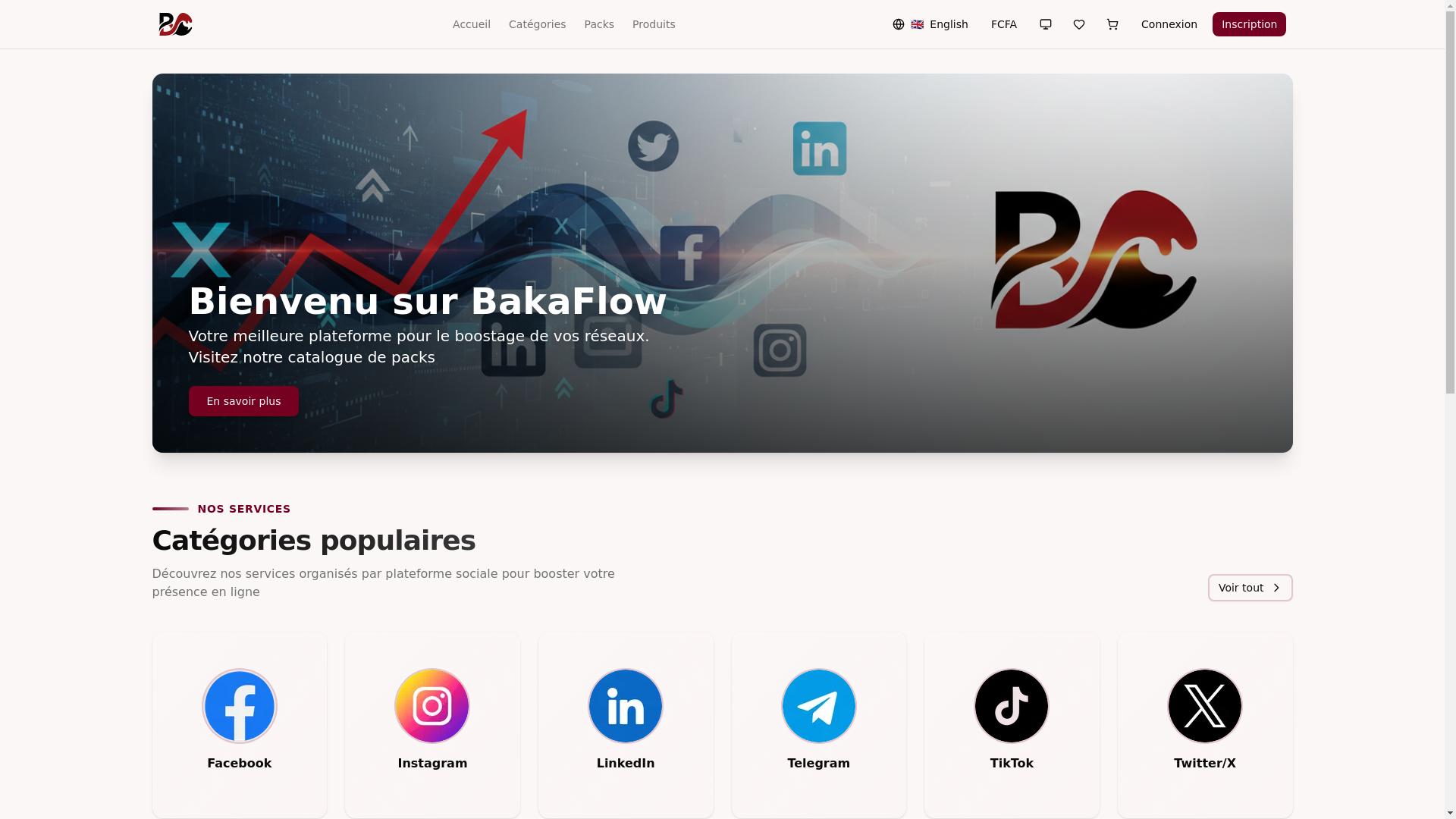 website screenshot of https://bakaflow.com/