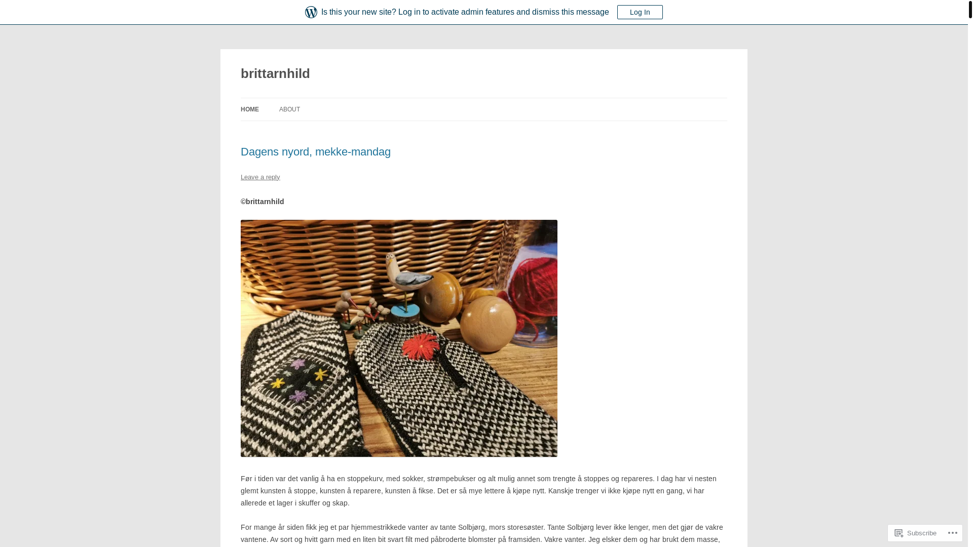 website screenshot of https://brittarnhild.com/