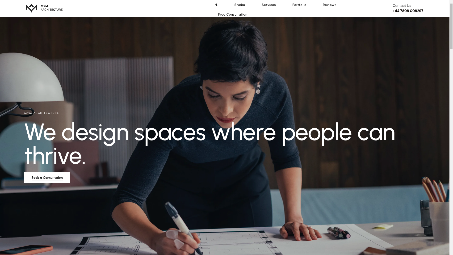 website screenshot of https://mymarchitecture.com/