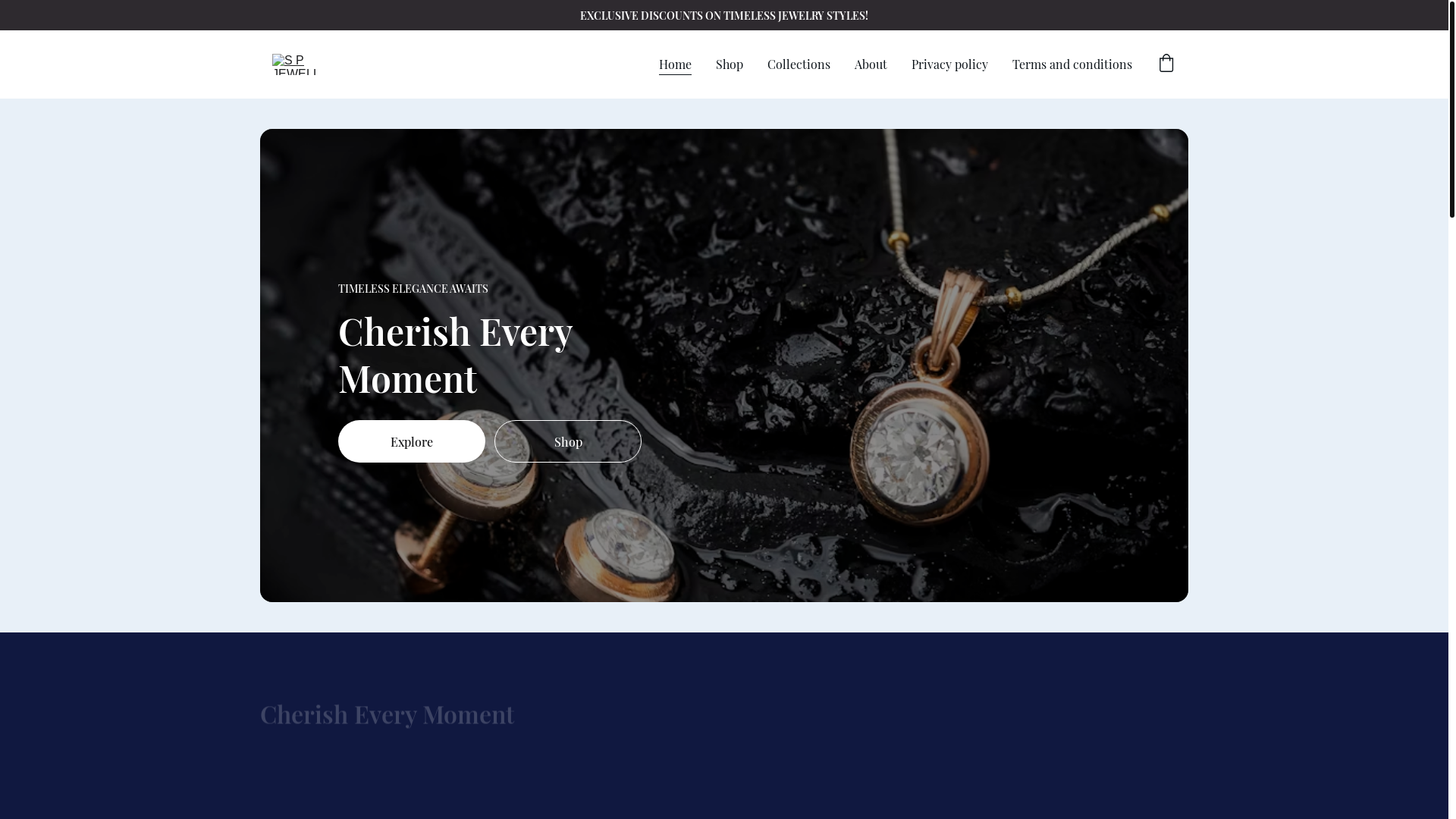 website screenshot of https://spjewellersrrt.in/