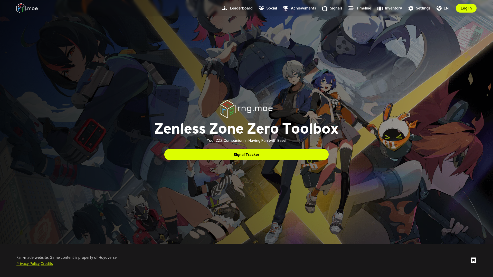 website screenshot of https://zzz-main.pages.dev/
