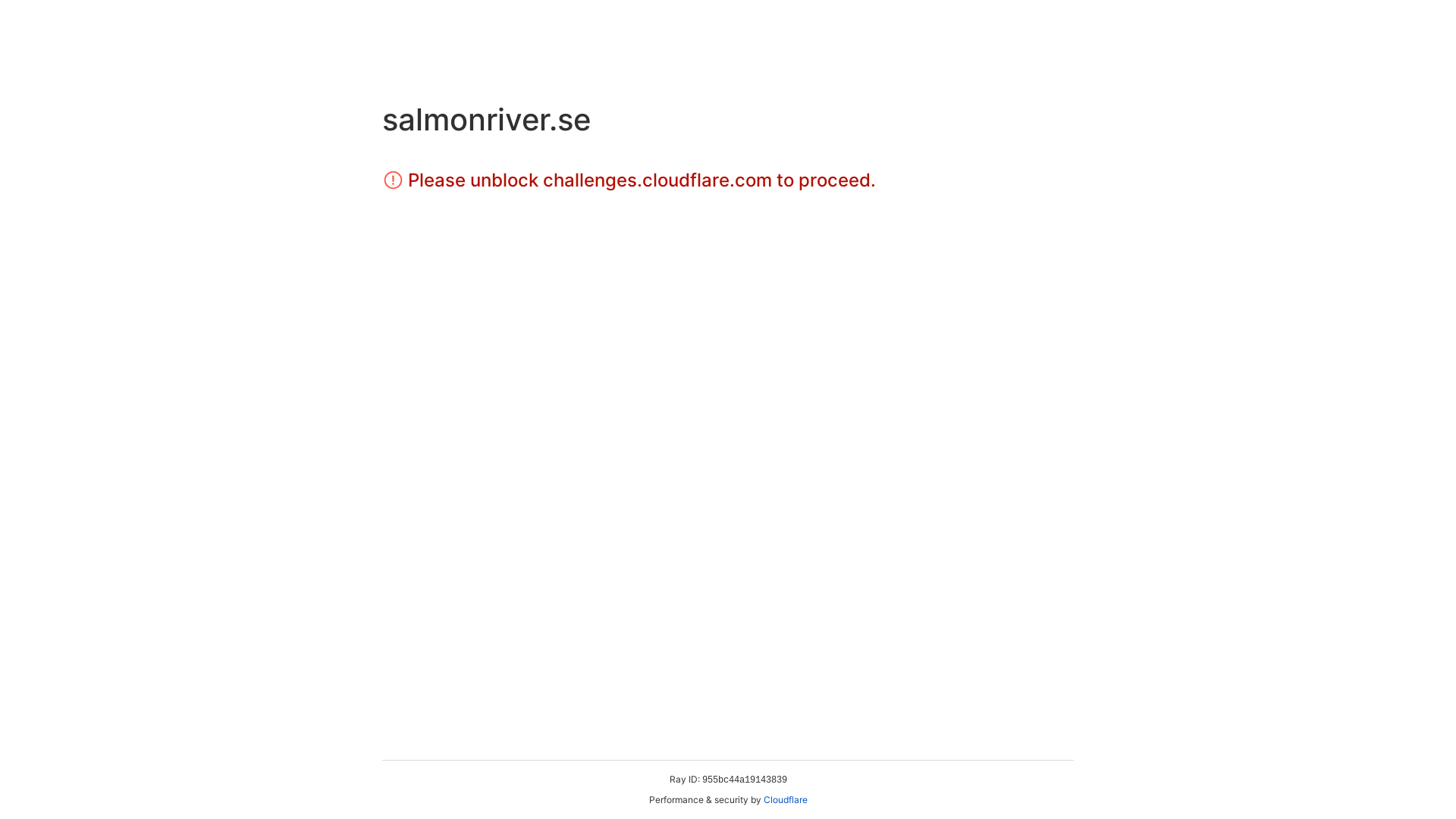 website screenshot of https://salmonriver.se/