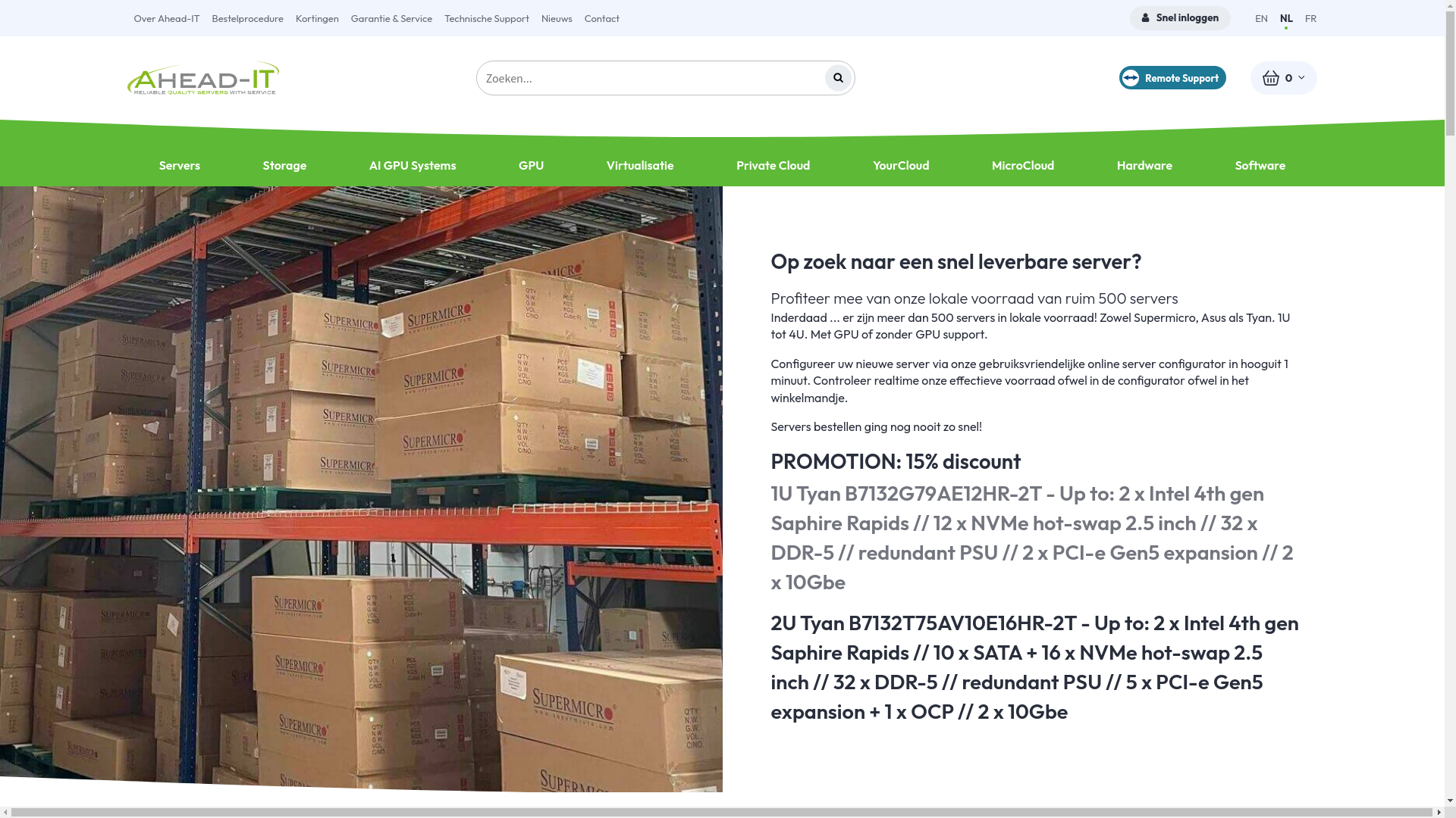 website screenshot of https://aheadit.lt/