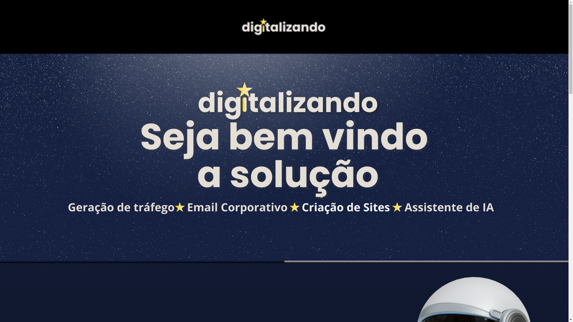 website screenshot of https://odigitalizando.tech/
