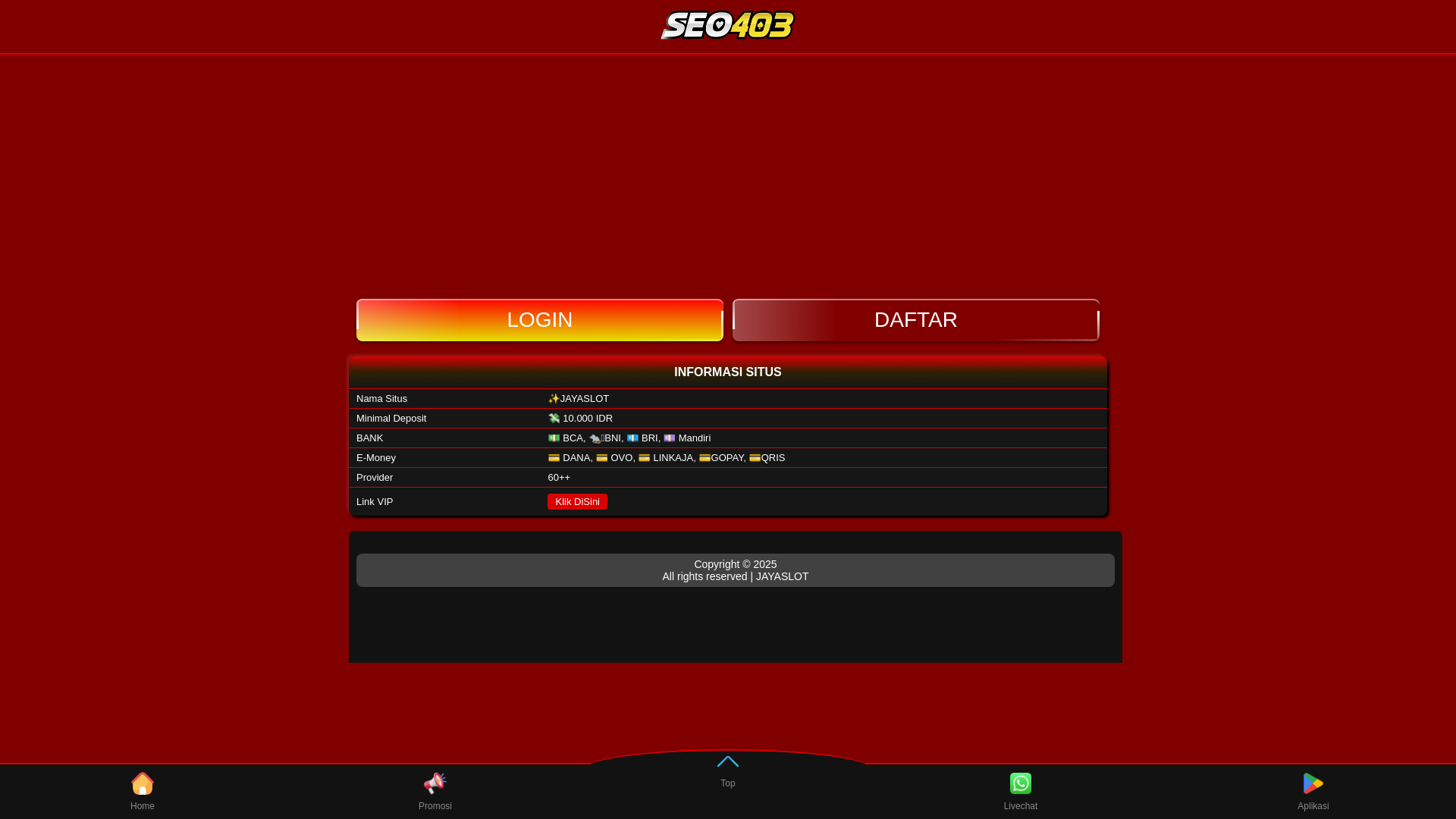 website screenshot of https://jayaslot-bolumeranti.pages.dev/