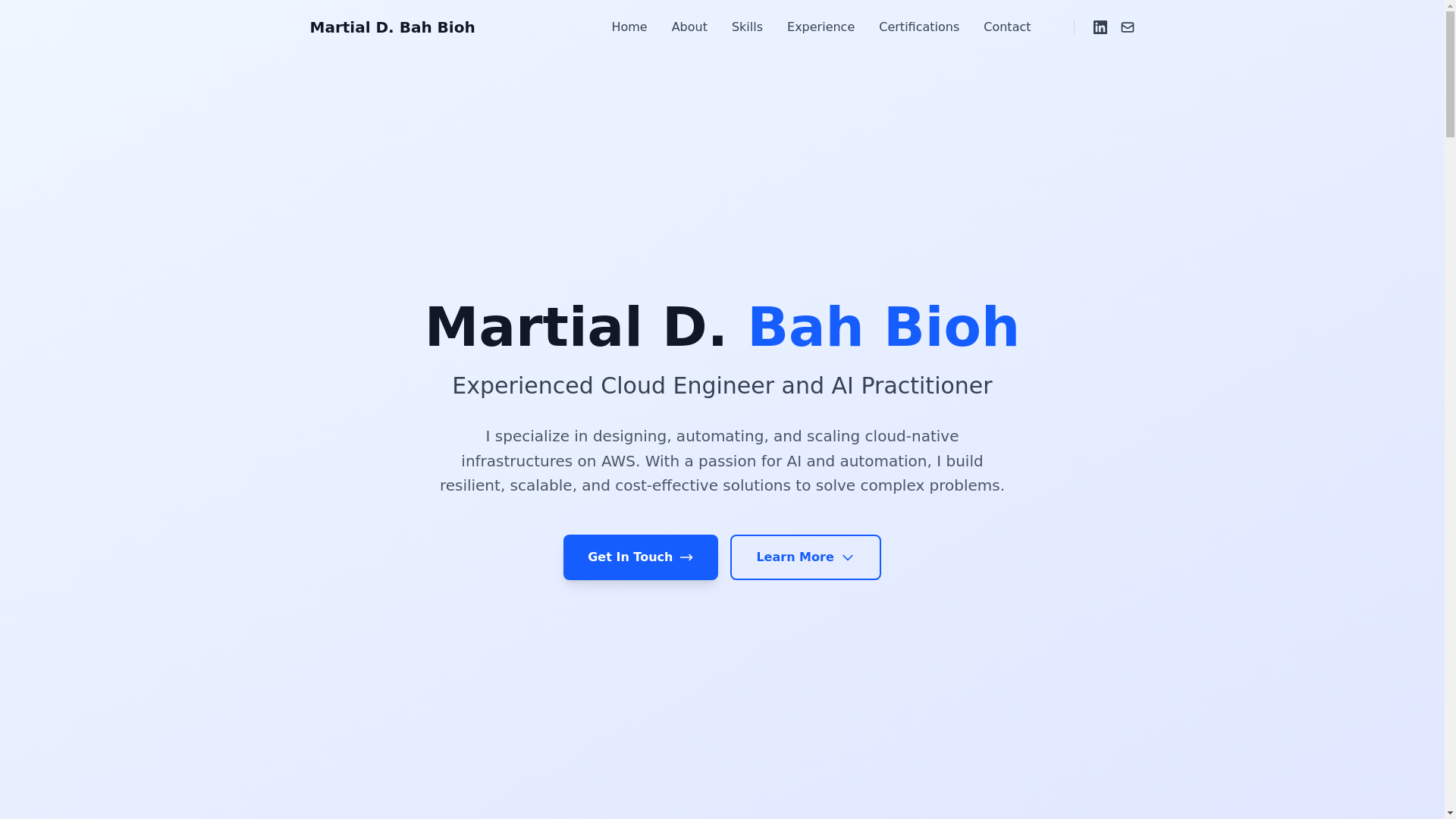 website screenshot of https://martialbb.com/